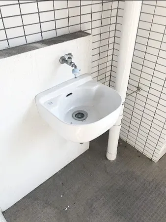 バルコニーにスロップシンク有り※画像は2021年12月撮影