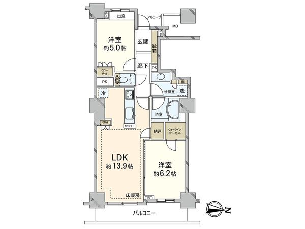 ザ・ファーストタワー 間取図(平面図)