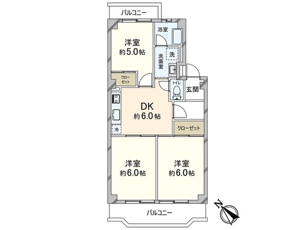 第八ユーセーハイツ 間取図(平面図) 第八ユーセーハイツ 間取図(平面図)