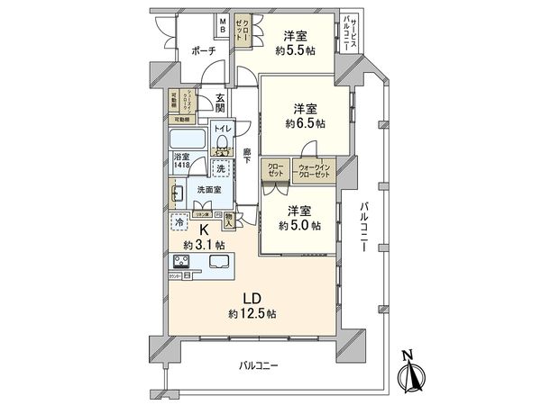 間取図(平面図)