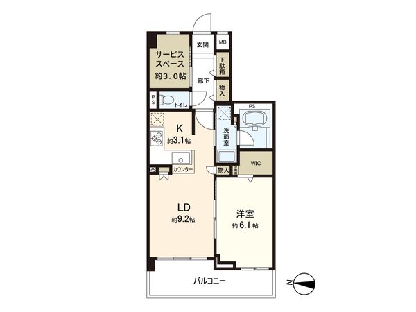 ロマージュ浦和元町 間取図(平面図) ロマージュ浦和元町 間取図(平面図)