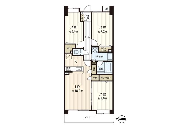 セレナハイム東浦和 間取図(平面図)