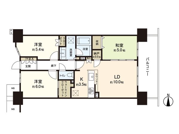 ウエリス浦和美園 サウステラス 間取図(平面図) ウエリス浦和美園 サウステラス 間取図(平面図)