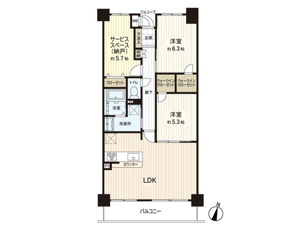 ダイアパレス浦和駒場公園 間取図(平面図) ダイアパレス浦和駒場公園 間取図(平面図)