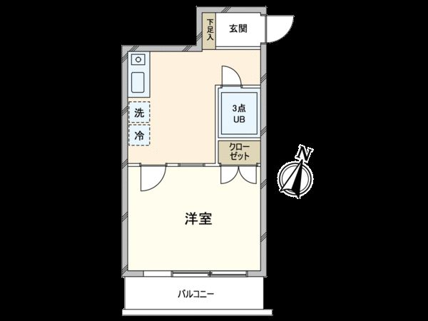 トップ北浦和 間取図(平面図) トップ北浦和 間取図(平面図)
