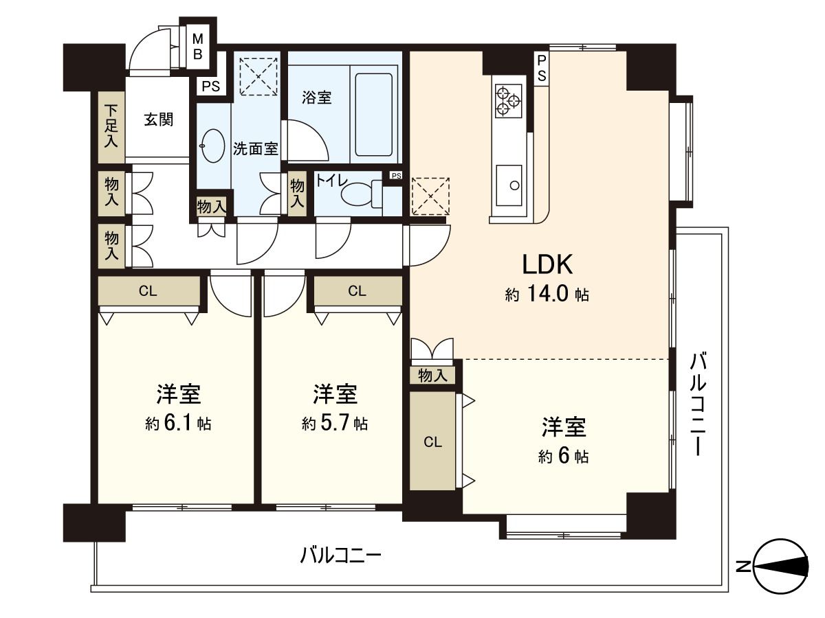 間取図(平面図)