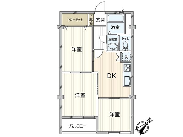 浦和コーポラス 間取図(平面図) 浦和コーポラス 間取図(平面図)