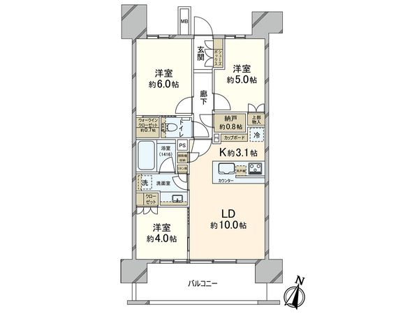 ザ・パークハウス浦和レジデンス 間取図(平面図) ザ・パークハウス浦和レジデンス 間取図(平面図)