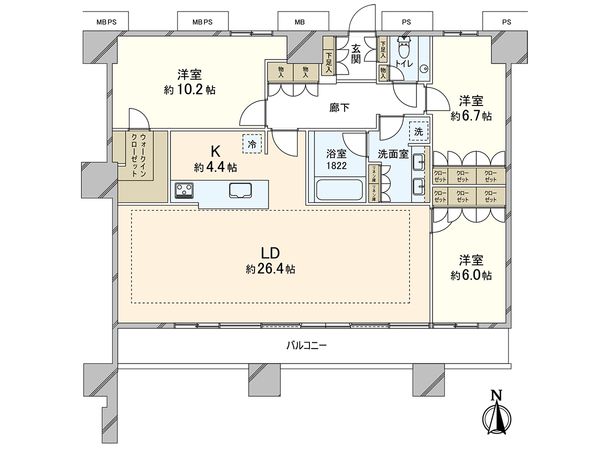 間取図(平面図)