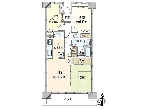 浦和南パーク・ホームズ弐番館 間取図(平面図) 浦和南パーク・ホームズ弐番館 間取図(平面図)