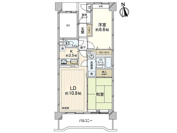 ライオンズマンション西川口シティ 間取図(平面図)
