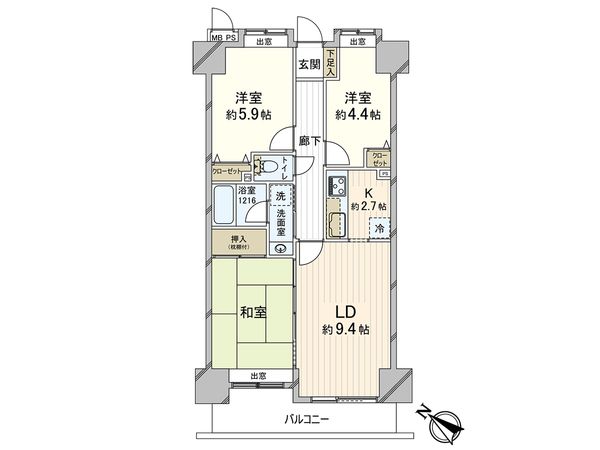 間取図(平面図)