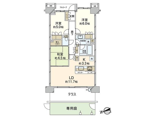 間取図(平面図)