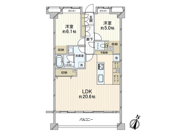 パークサイドヒルズ南浦和 間取図(平面図) パークサイドヒルズ南浦和 間取図(平面図)