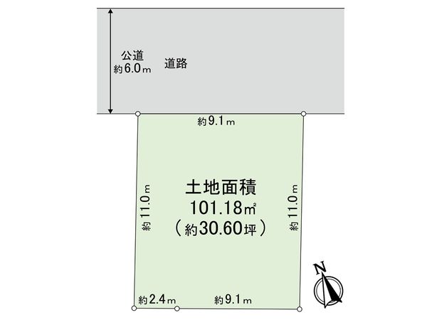 川口市鳩ヶ谷緑町2丁目 区画図 川口市鳩ヶ谷緑町2丁目 区画図