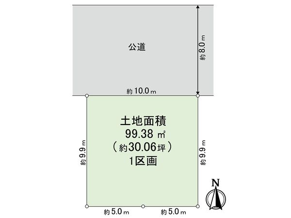 川口市芝1丁目 区画図