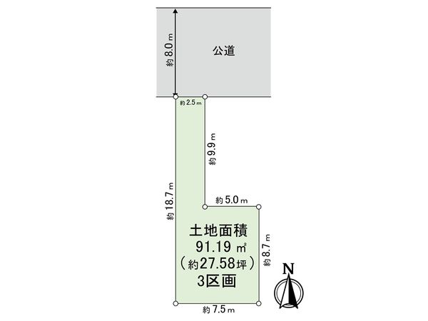 川口市芝1丁目 区画図