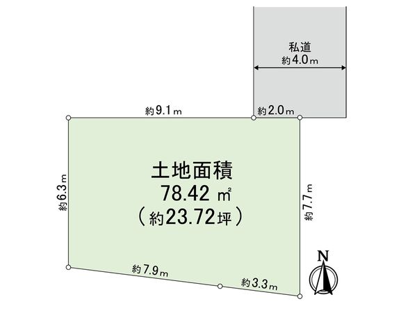 川口市大字赤井 区画図 川口市大字赤井 区画図