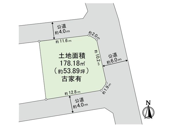 川口市三ツ和1丁目 区画図
