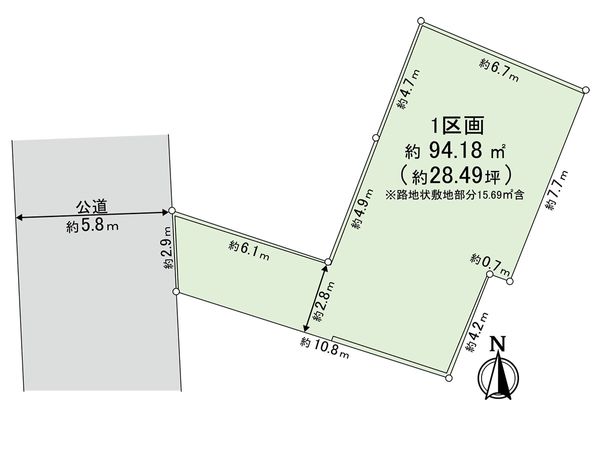 戸田市下戸田2丁目 区画図 戸田市下戸田2丁目 区画図
