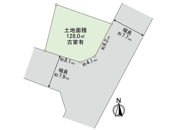 川口市朝日3丁目 区画図 川口市朝日3丁目 区画図