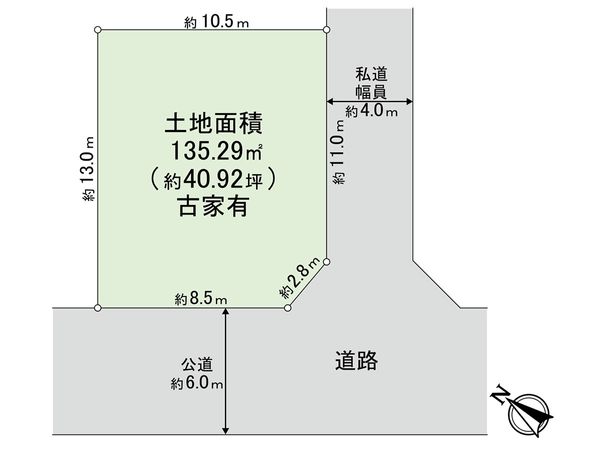 川口市戸塚東4丁目 区画図