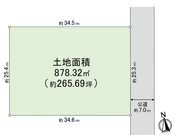 川口市青木3丁目 区画図 区画図