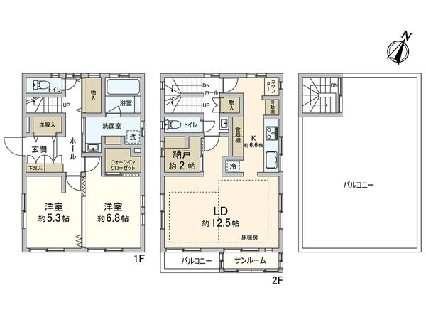 川口市戸塚東4丁目 間取図(平面図)