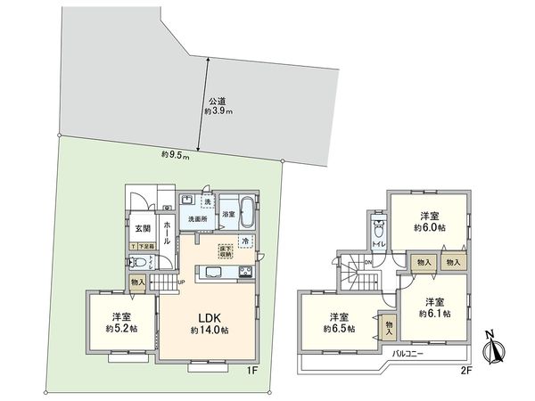 さいたま市緑区松木2丁目 間取図(平面図)