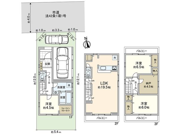川口市本蓮2丁目 間取図(平面図)