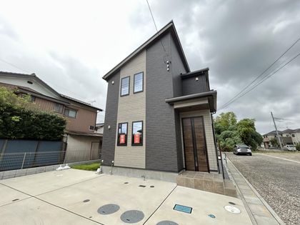 石神西立野特定土地区画整理事業地区内(仮換地) 外観