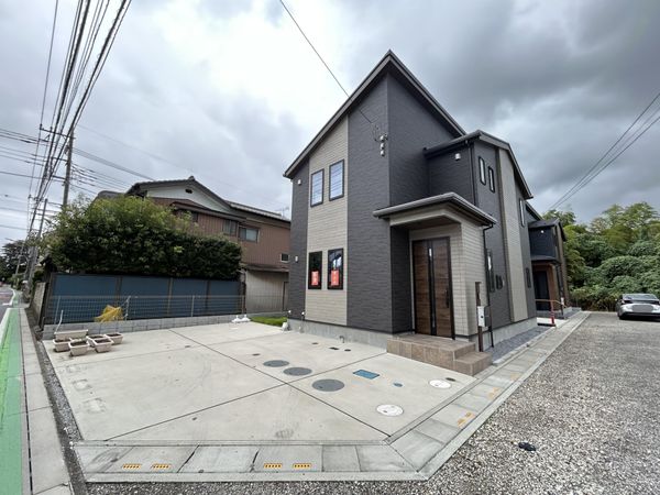 石神西立野特定土地区画整理事業地区内(仮換地) 外観