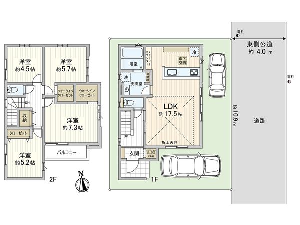 川口市南前川1丁目 間取図(平面図)