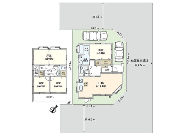 さいたま市見沼区大字中川 間取図(平面図)