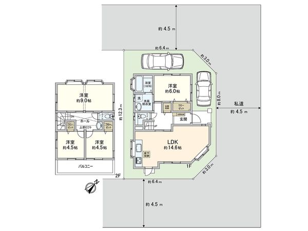 さいたま市見沼区大字中川 間取図(平面図)