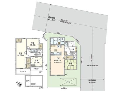 川口市大字安行領根岸 間取図(平面図)