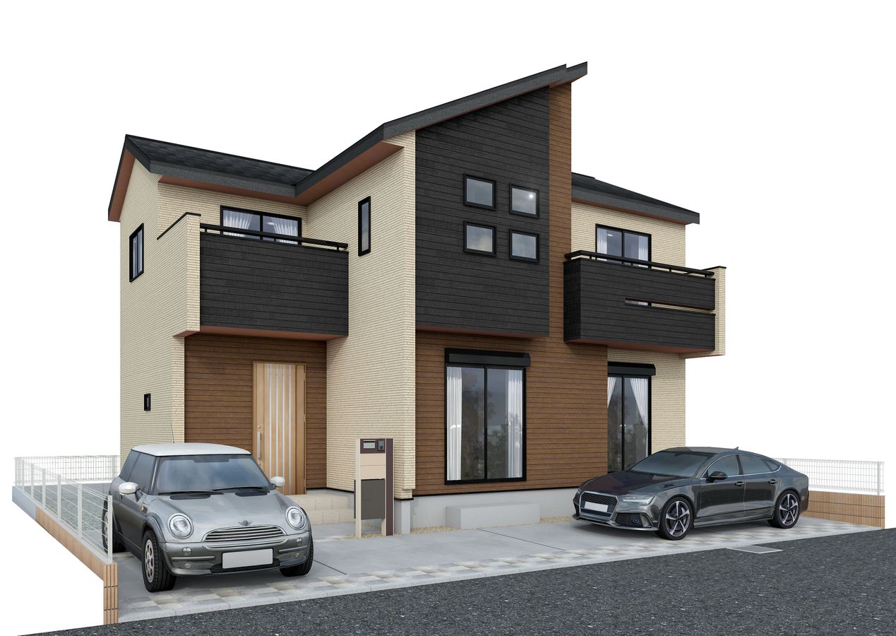 川口市大字里 外観パース図 外観パース図