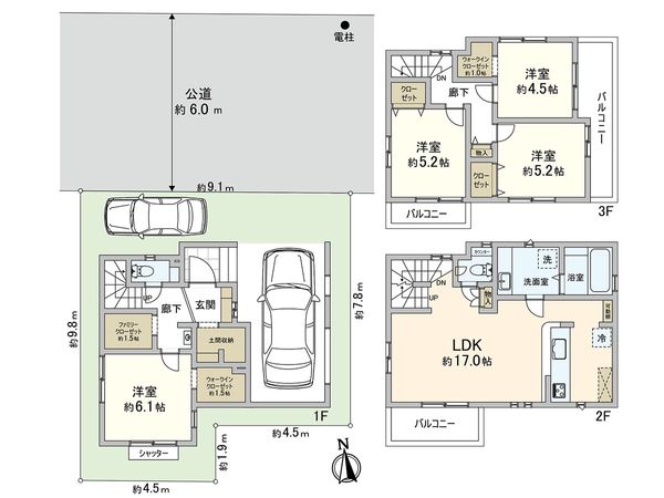 川口市赤井4丁目 間取図(平面図)