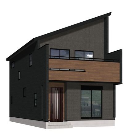 川口市弥平3丁目 外観パース図