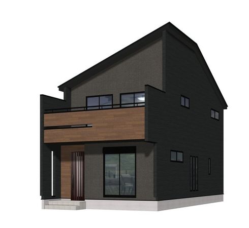 川口市弥平3丁目 外観パース図