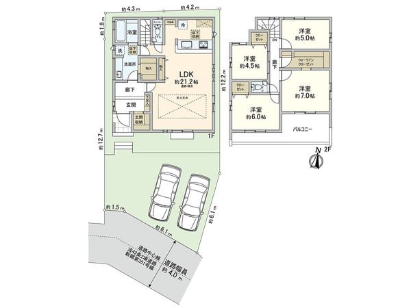 川口市大字東本郷 間取図(平面図) 川口市大字東本郷 間取図(平面図)
