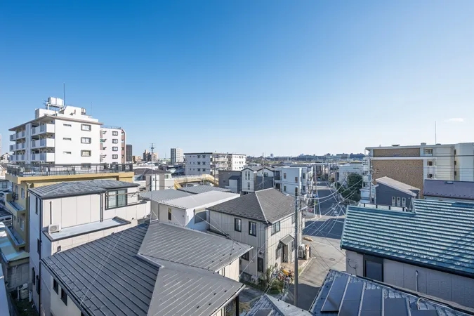 ルーフバルコニーからの眺望