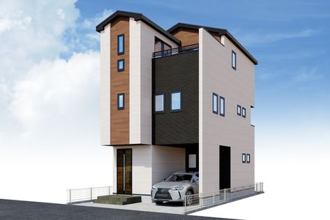 戸田市喜沢2丁目 1号棟 外観パース図