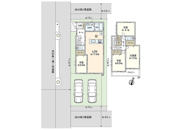 川口市朝日6丁目 間取図(平面図) 川口市朝日6丁目 間取図(平面図)