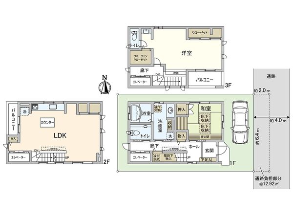川口市前川4丁目 間取図(平面図)