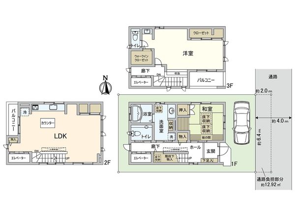 川口市前川4丁目 間取図(平面図)