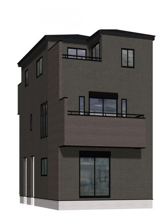 川口市上青木西2丁目 1号棟 外観パース図 川口市上青木西2丁目 1号棟 外観パース図