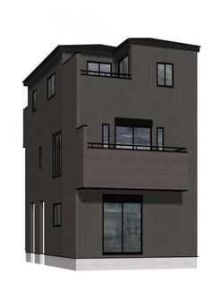 川口市上青木西2丁目 1号棟 外観パース図