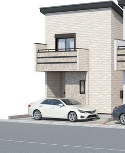 戸田市川岸3丁目 外観パース図