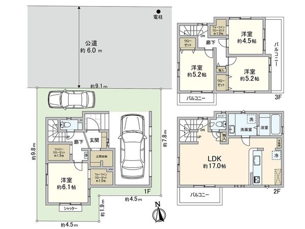 川口市赤井4丁目 間取図(平面図)